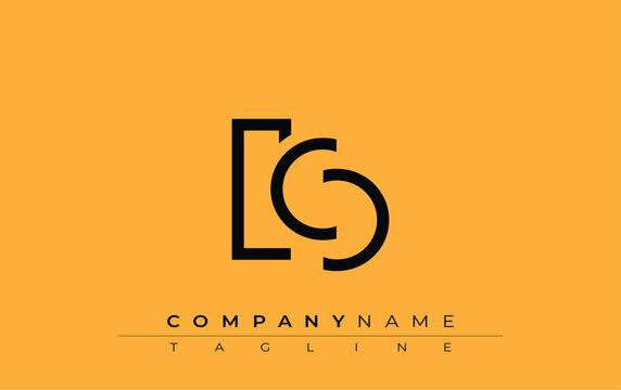 LCC abstract letter design. Modern Business Logo Design With Abstract Typography and Contemporary Style