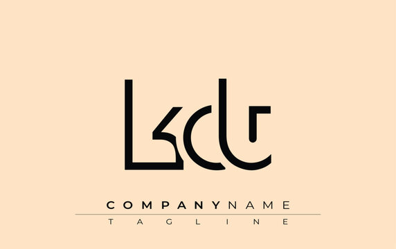 KCT abstract letter design. Modern Business Logo Design With Abstract Typography and Contemporary Style