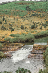 Obraz premium Chimney Pool (Belihul Oya River) in Horton Plains National Park, Sri Lanka.