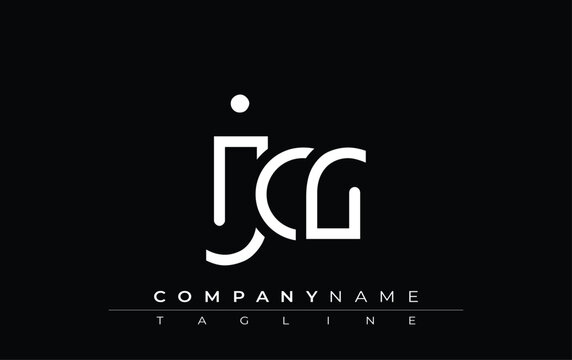 JCR abstract letter design. Modern Business Logo Design With Abstract Typography and Contemporary Style
