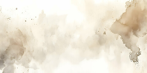 Obraz premium Subtle Abstract Watercolor Artwork in Earthy Tones for Designs