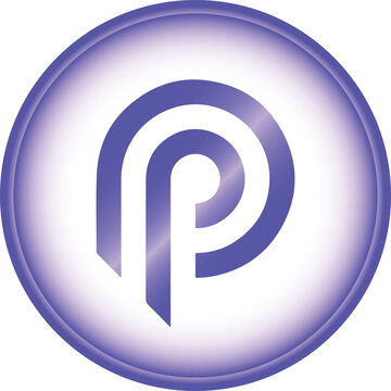 pyth cryptocurrency images on abstract background. 3d illustrations.