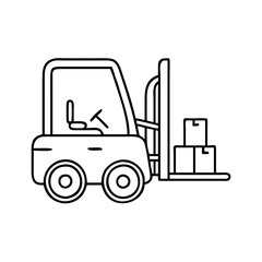 forklift icon icon, forklift icon vector illustration-simple illustration of forklift icon , perfect for forklift icon logos and icons