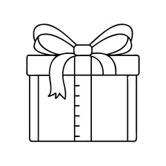 gift box icon, gift box vector illustration-simple illustration of gift box , perfect for gift box logos and icons