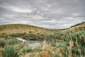 Chimney Pool (Belihul Oya River) in Horton Plains National Park, Sri Lanka.