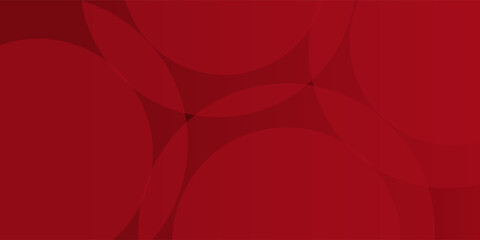 Abstract red background with circles. Applicable for gift card, Poster on wall poster template, EPS 10