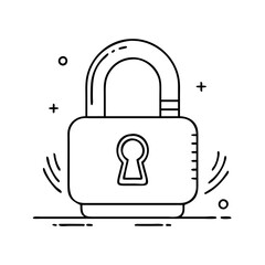 lock icon icon, lock icon vector illustration-simple illustration of lock icon , perfect for lock icon logos and icons