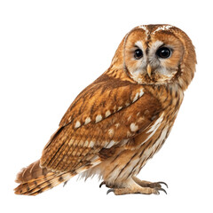 Fototapeta premium tawny owl png, transparent background