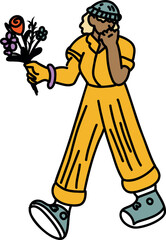 Diverse Group of Illustrated People in Vector Characters Collection