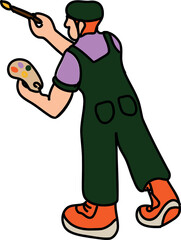 Diverse Group of Illustrated People in Vector Characters Collection