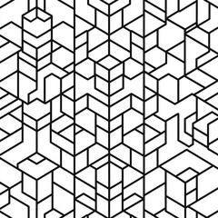 3D cube abstract pattern background 