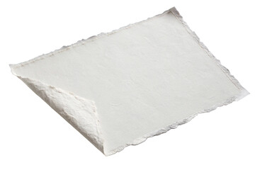 一枚の白い紙のテクスチャー
