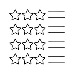 rating stars icon, rating stars vector illustration-simple illustration of rating stars , perfect for rating stars logos and icons