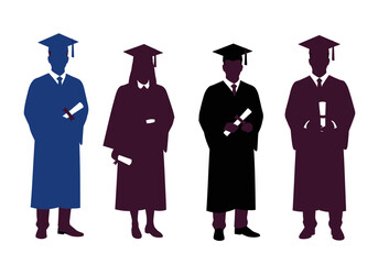 National Higher Education Day celebration, vector graphic