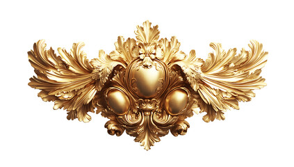 Ornate gold baroque style decorative element