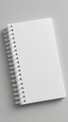 Minimalist spiral notebook clean design for creative projects