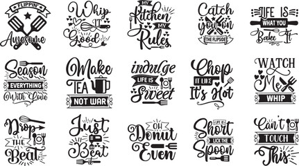 Funny kitchen svg bundle, kitchen saying, kitchen quote, apron svg, kitchen sign svg, kitchen towel svg, cooking svg, baking svg 