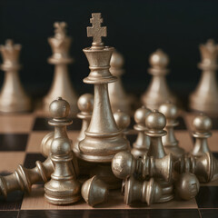 King�s Fall: Symbol of Surrender and Dominance