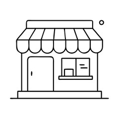 shop icon icon, shop icon vector illustration-simple illustration of shop icon , perfect for shop icon logos and icons
