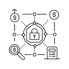 tokenization icon, tokenization vector illustration-simple illustration of tokenization , perfect for tokenization logos and icons