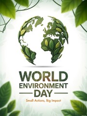 World Environment Day save nature green planet environmental protection go green environmental protection eco-friendly