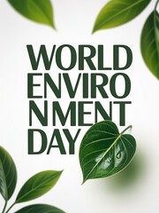 World Environment Day social media post environmental protection, eco-friendly save nature protect wildlife eco-friendly go green