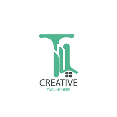 T Logo Vector and Icon design