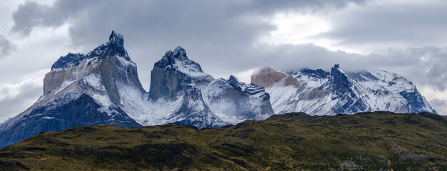 Naklejka premium panorama of Torres del paine