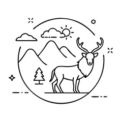 wildlife icon icon, wildlife icon vector illustration-simple illustration of wildlife icon , perfect for wildlife icon logos and icons
