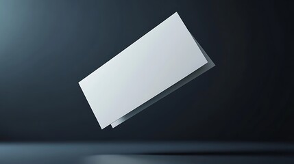 Blank brochure mockup