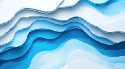 Abstract layered wavy design (2)