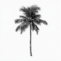 palm tree silhouette vector