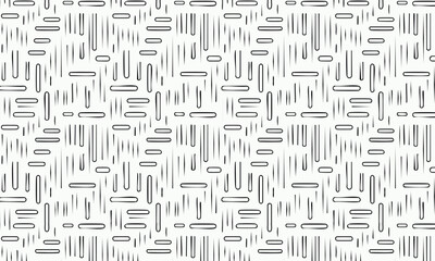 Contemporary Sketch Style Textures - Seamless Monochrome Backgrounds