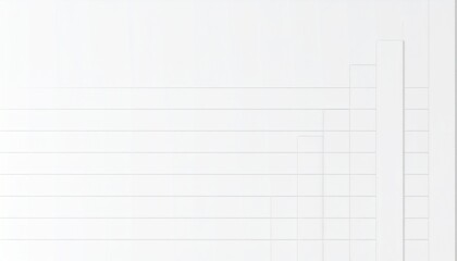 Abstract minimalist design featuring vertical lines and gradients in a contemporary white background with subtle shadows and textures