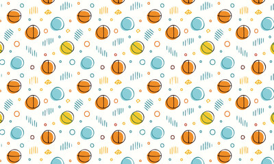 Charming Hand-Drawn Elements - Versatile Seamless Pattern 