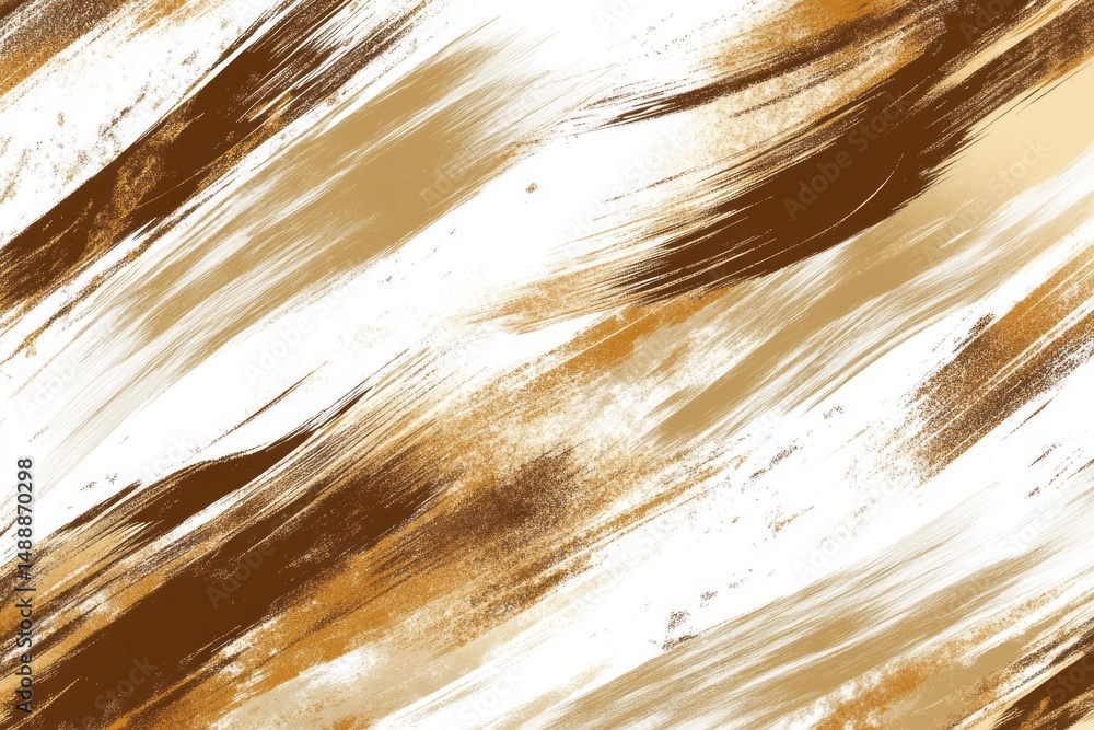 Poster abstract background featuring dynamic strokes of gold and white creating a modern artistic compositi