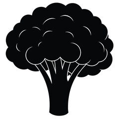vector tree silhouette