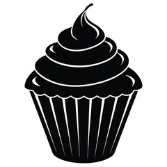 cupcake vector illustration
