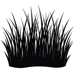 
vector grass silhouette
