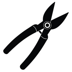 garden scissors isolated on white background