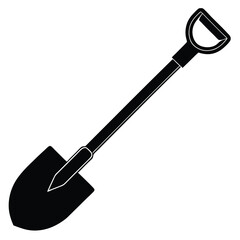 shovel isolated on white background