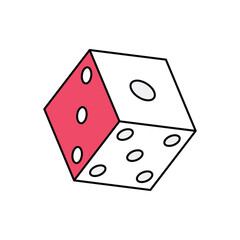 Dice Vector icon
