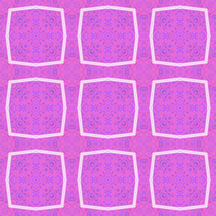 Bright Pink Rounded Grid Pattern - Playful Abstract Squares for Children's Products, Fashion Design, and Youthful Branding