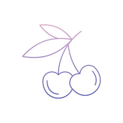 Cherry Vector icon