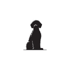Lagotto Romagnolo Dog Silhouette – A charming outline of this curly-coated truffle hunter, showcasing its compact build, lively posture, and loyal temperament in clean vector form.

