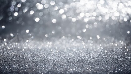 Fototapeta premium abstract background blurred of silver glitter
