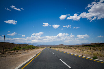 road to the sky in little Karoo, south africa