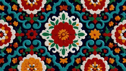 Traditional Andalusian Pattern &ndash; Elegant Decorative Tile Motif