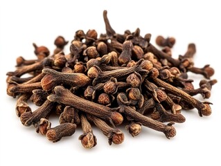 Fototapeta premium Pile of Dried Clove Sticks: Crypto Token Concept