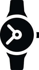 a wristwatch silhouette